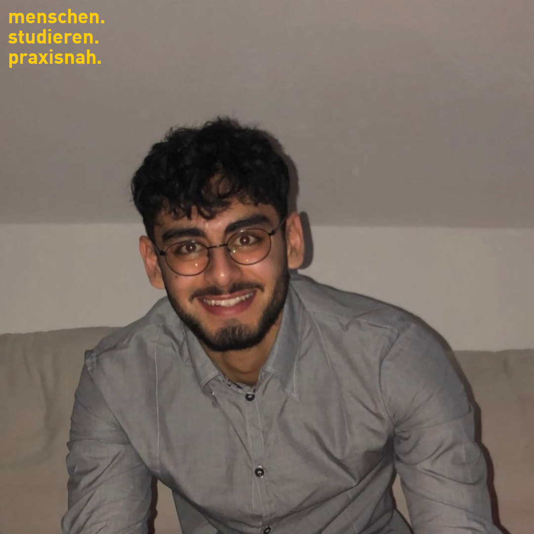 Herr Alsharou im Portrait